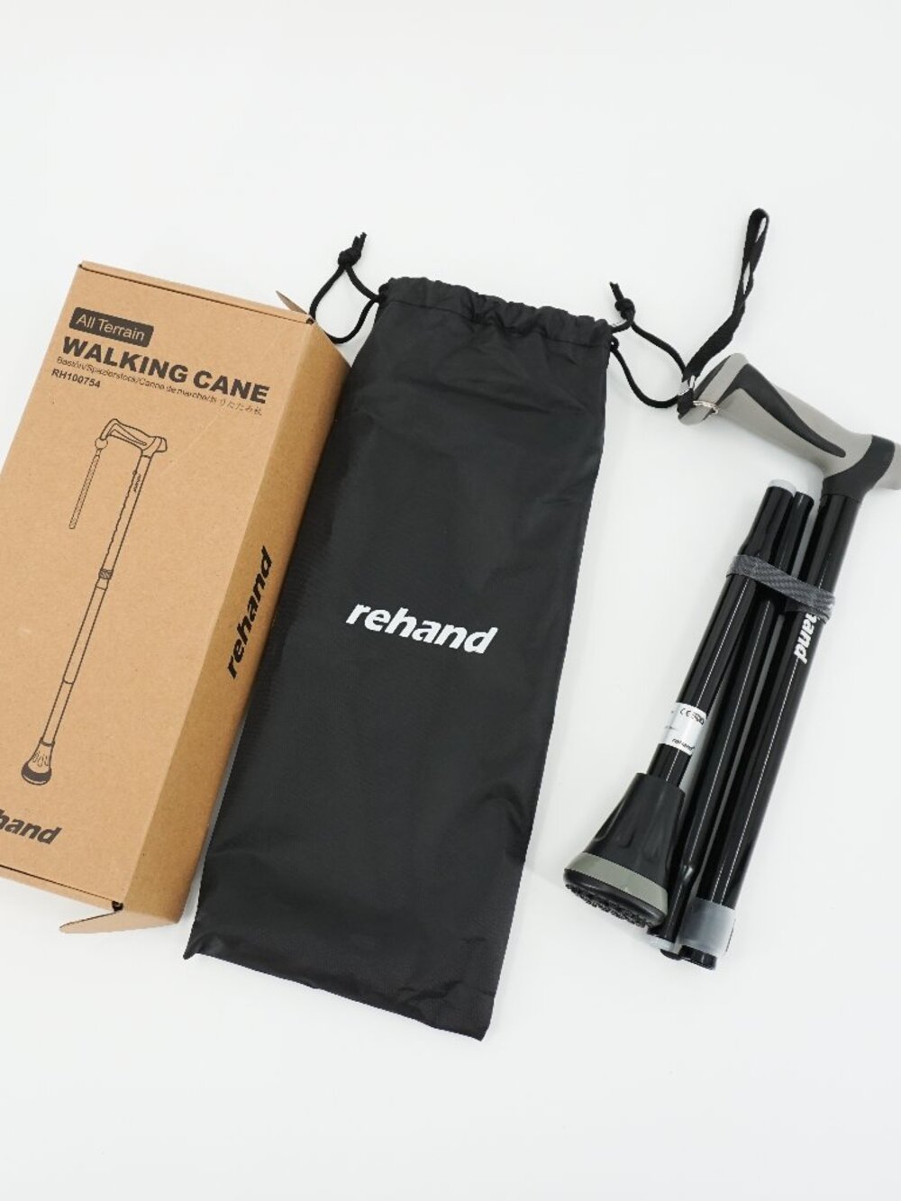 NEW IN BOX Rehand All Terrain Walking Cane RH100754